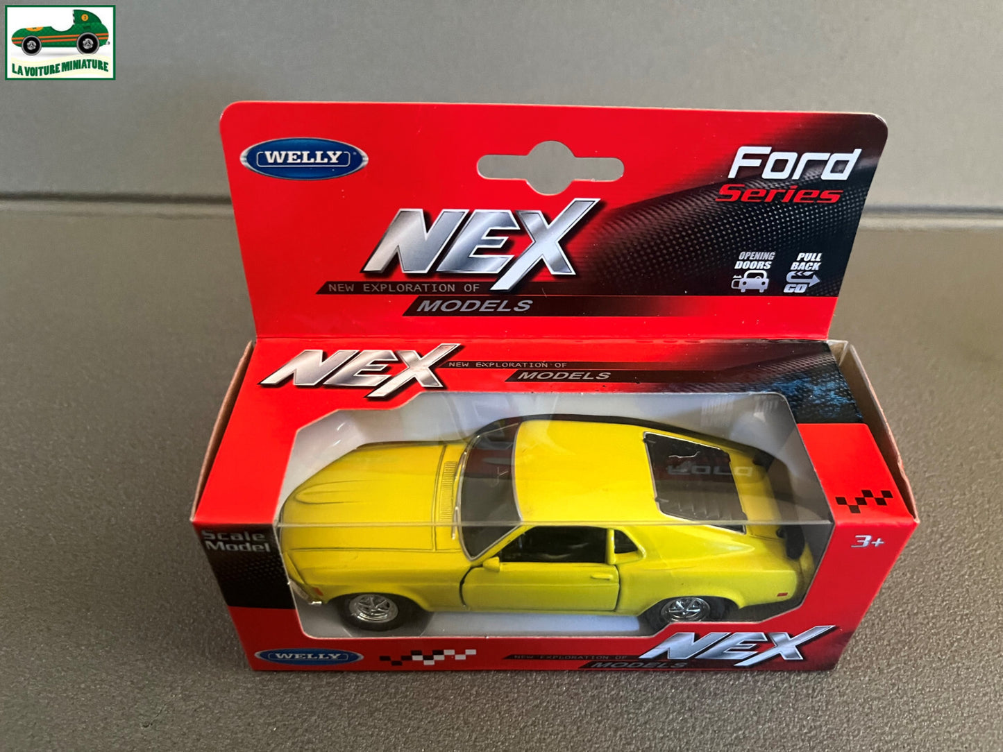 Voiture miniature Ford Mustang Boss 1970 Welly 1/34 - 1/36 - 1/39
