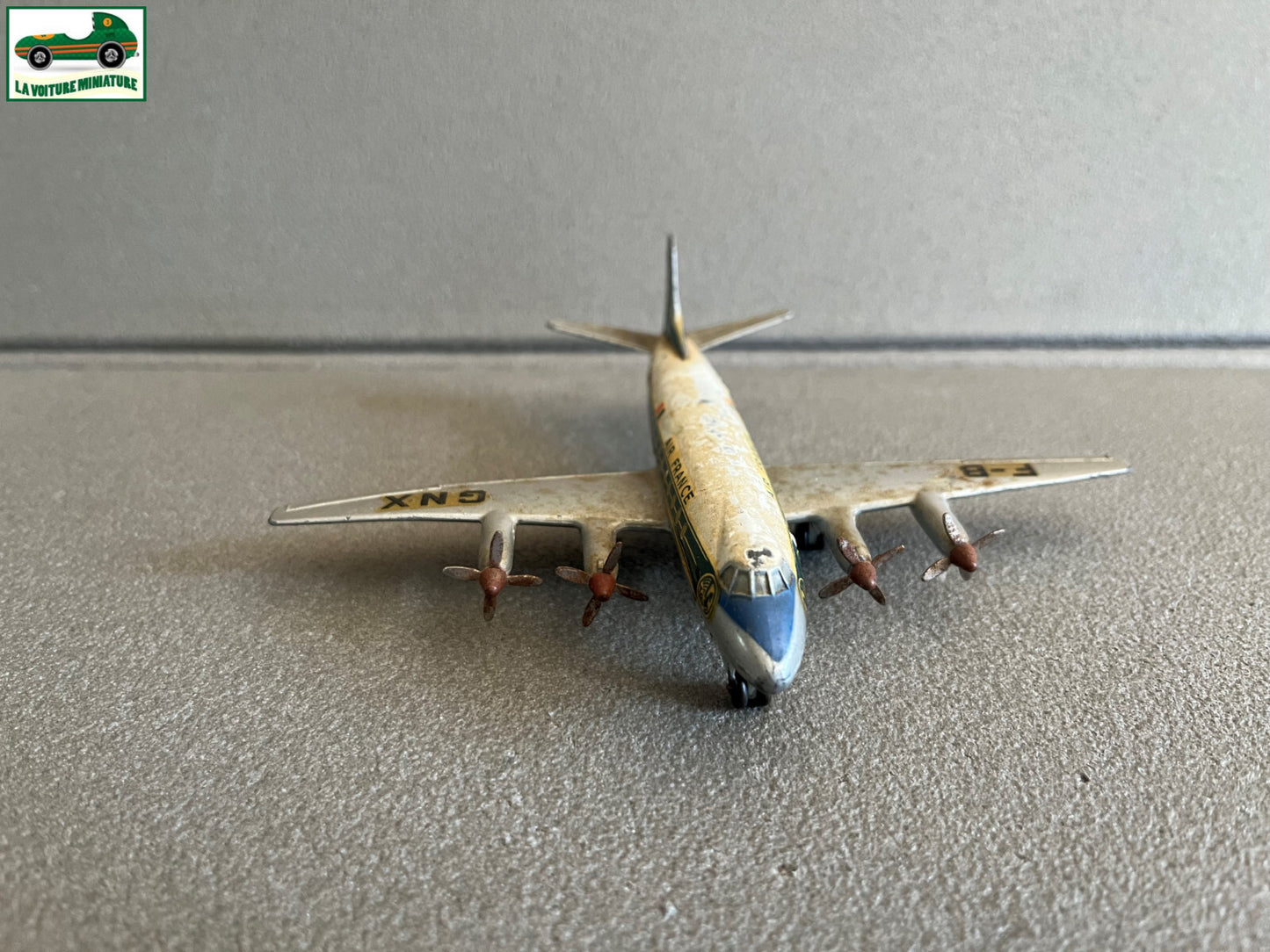 Ancienne Miniature Dinky Toys Avion Vickers Viscount 60E Meccano France Epave
