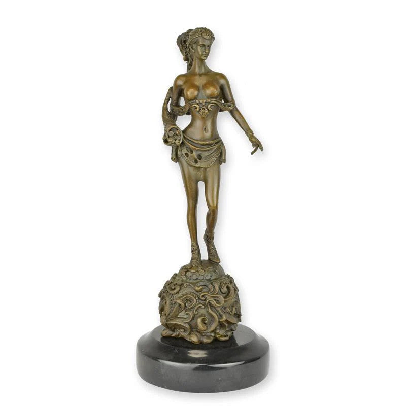 STATUE MODERNE SCULPTURE BRONZE AMAZONE
