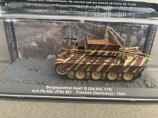 Miniature Militaire Char Tank Blindé Bergepanther Ausf. G Sd.Kfz 179 Altaya 1/72