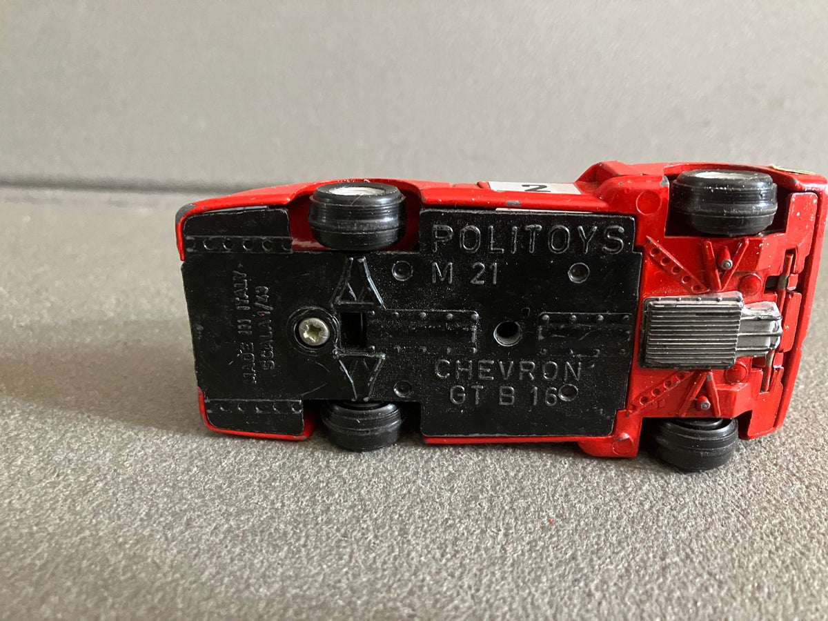 Ancienne Voiture Miniature Chevron GT B 16 Politoys Italy au 1/43 Epave
