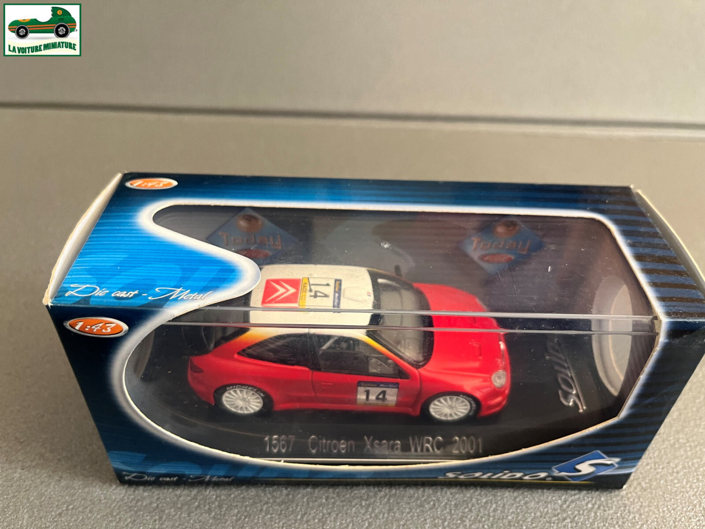 Voiture miniature Citroen Xsara WRC 2001 1567 Solido au 1/43