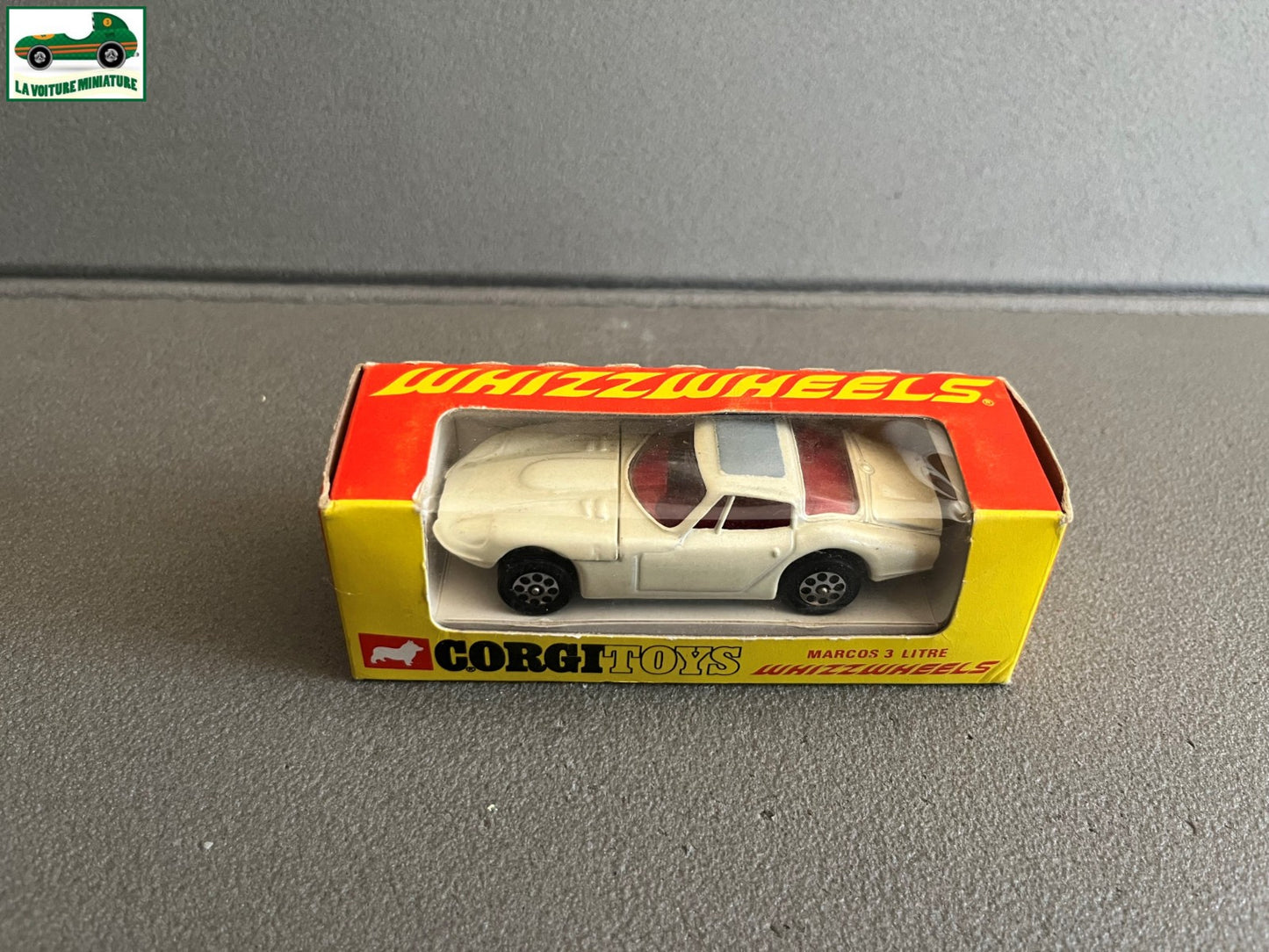 Ancienne Miniature Voiture Corgi Toys WhizzWheels Marcos 3 Litre GT Britain
