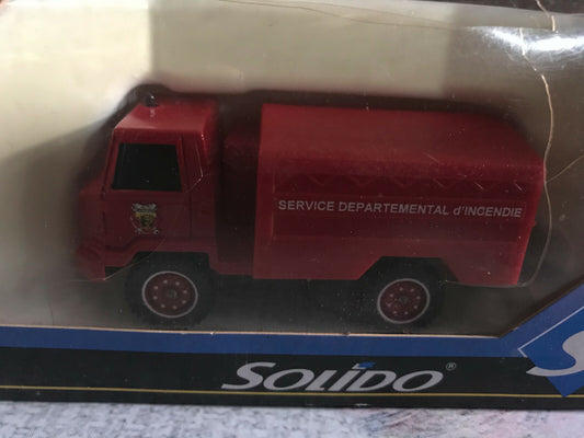 Voiture Miniature Pompiers Camion 2162 Berliet 4x4 Tuyaux Solido TonerGam 1/50