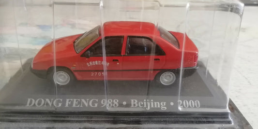 Voiture Miniature Dong Feng 988 Beijing 2000 Citroen ZX Taxi Du Monde 1/43