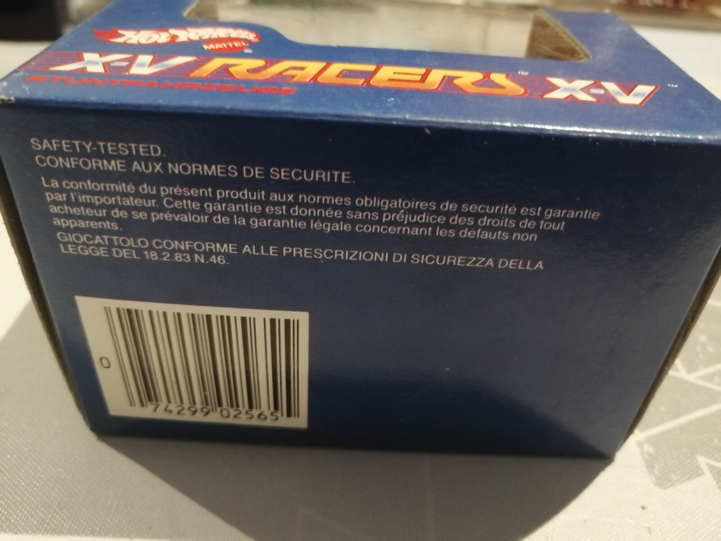 Voiture Miniature Hot Wheels - X-V Racers 1985 MACH 7 Blanche Hotwheels