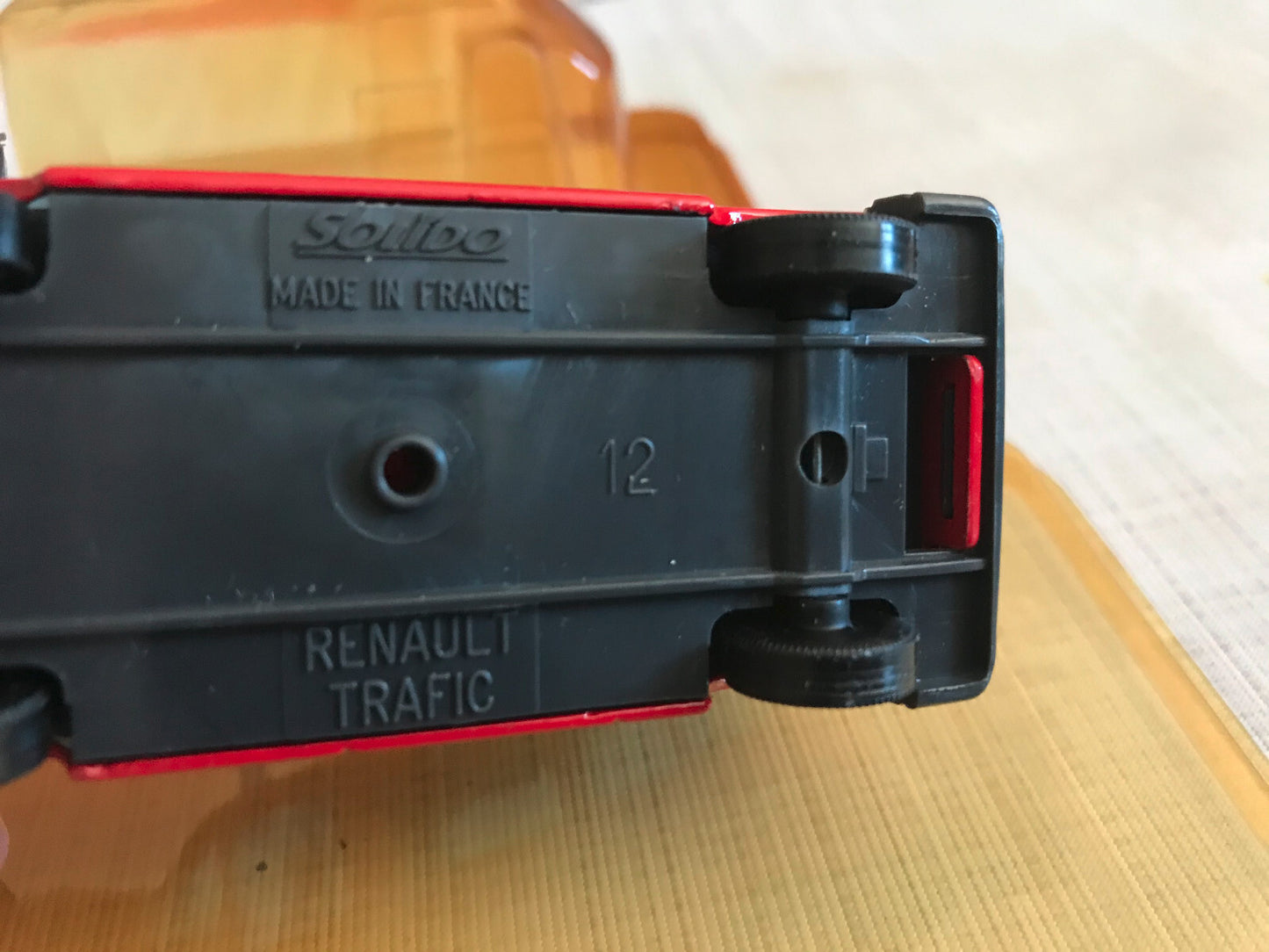 Voiture Miniature Pompiers Camion Renault Trafic Solido au 1/50