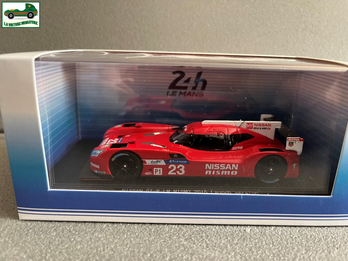 Voiture Miniature Nissan GT-R LM Nismo Launch Version 2015 Ebbro Le Mans 1/43