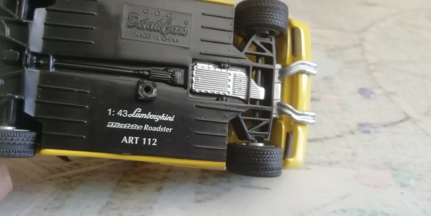 Voiture miniature Lamborghini Diablo Roadster DetailCars au 1/43