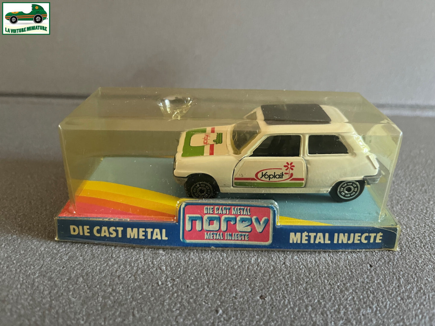 Ancienne Voiture Miniature Renault 5 Yoplait Norev au 1/43