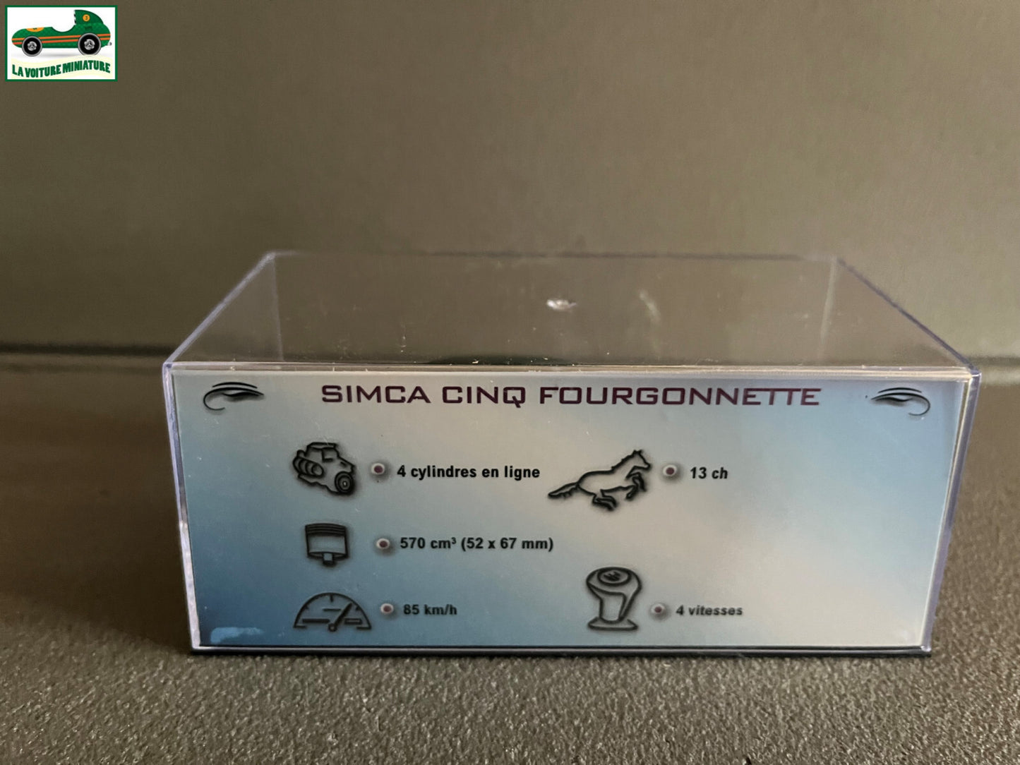 Voiture Miniature Simca Cinq Fourgonnette 1936 au 1/43 Ixo Altaya