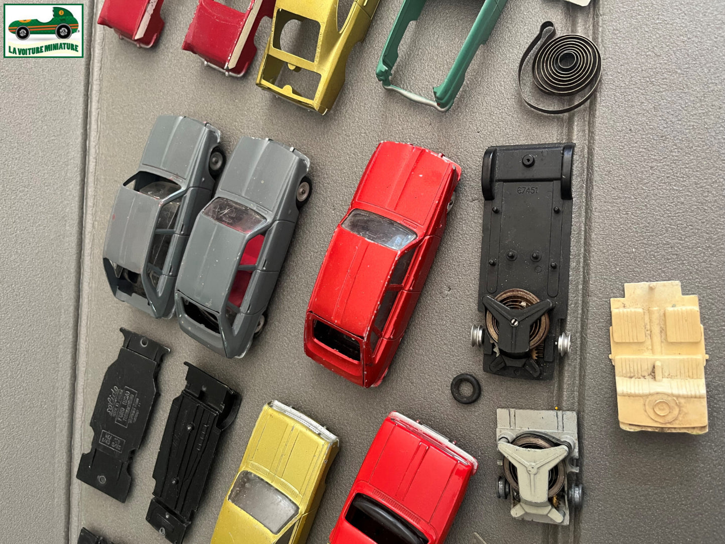 Voiture Miniature Lot Solido Démontable Carrosserie Chassis Moteur Renault Opel