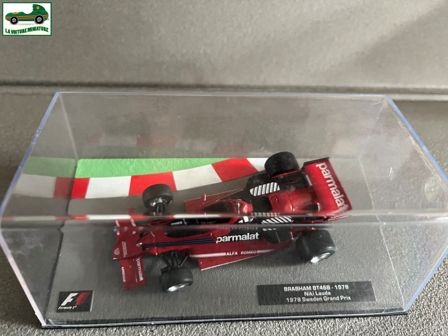 Voiture miniature Formule 1 F1 Brabham BT46B 1978 Lauda au 1/43