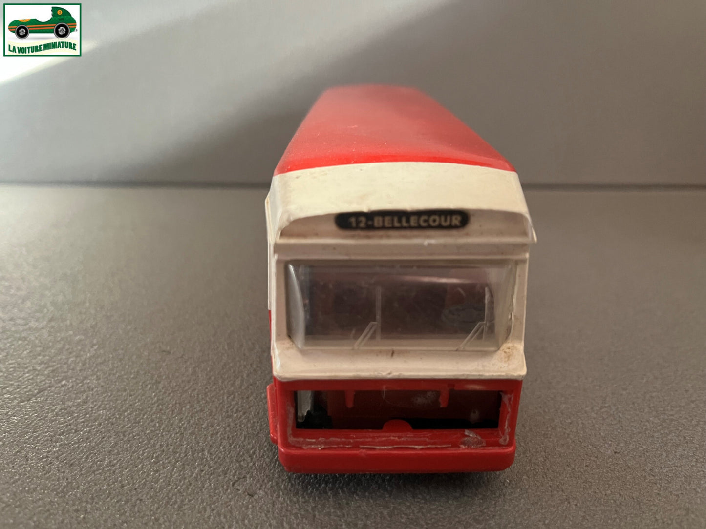 Ancienne Miniature Plastique Autobus Parisien Berliet RATP Minialuxe 1/43 Epave