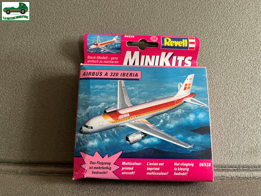 Miniature Avion Maquette Kit à monter MiniKits Airbus A320 Iberia Revell N° 6538