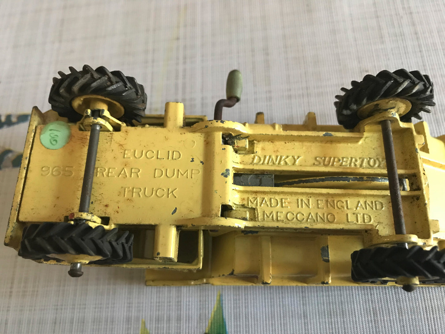 Ancienne Miniature Euclid Rear Dump Truck Dinky Super Toys Meccano England 965