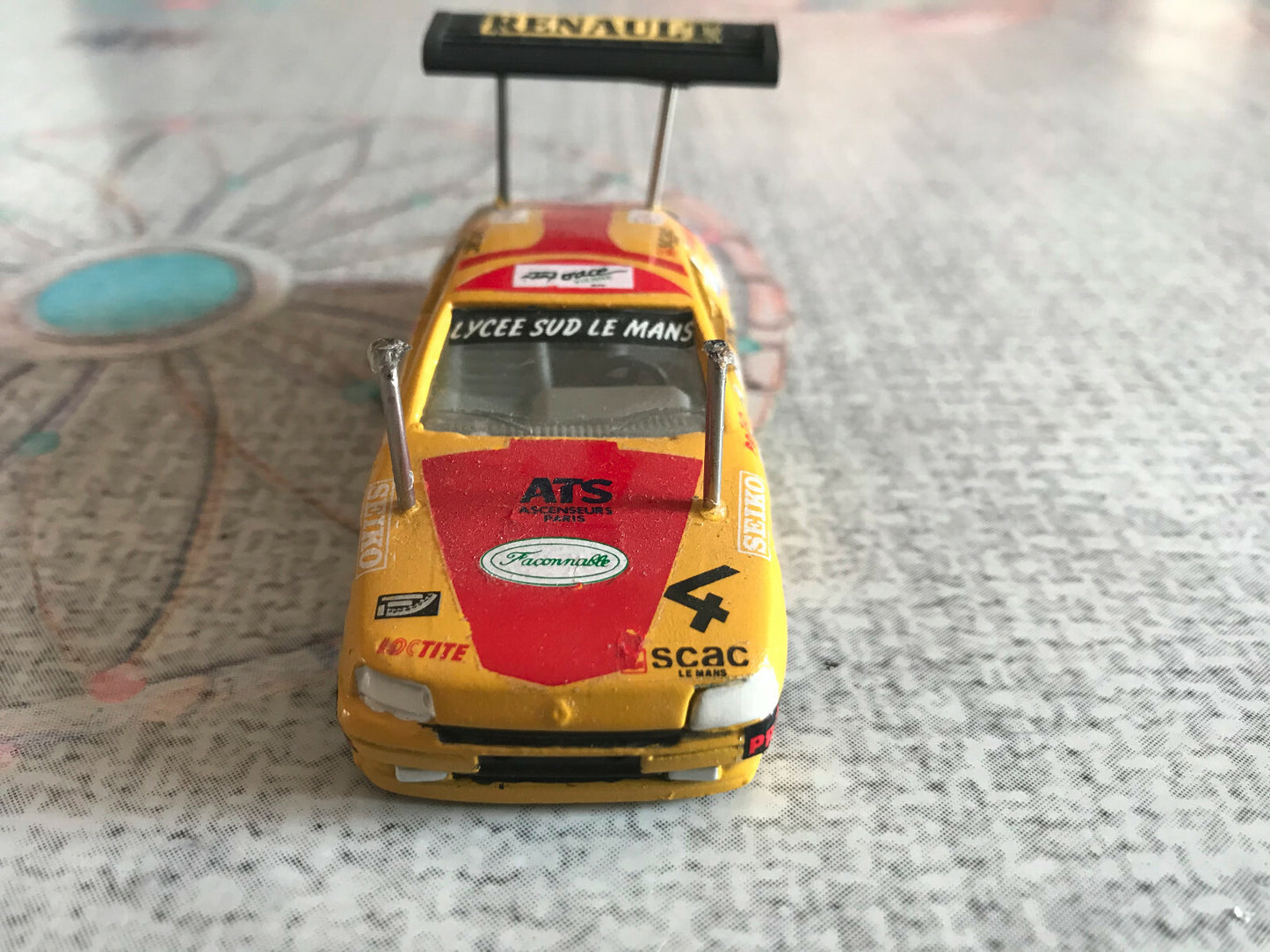 Voiture miniature modifiée course Base Renault Clio Facom Elf Le Mans au 1/43