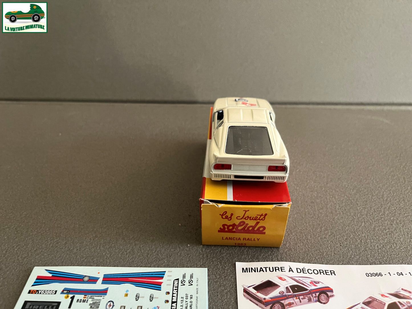 Voiture Miniature Lancia Rally Rallye Monte Carlo 1983 Solido Hachette 1/43