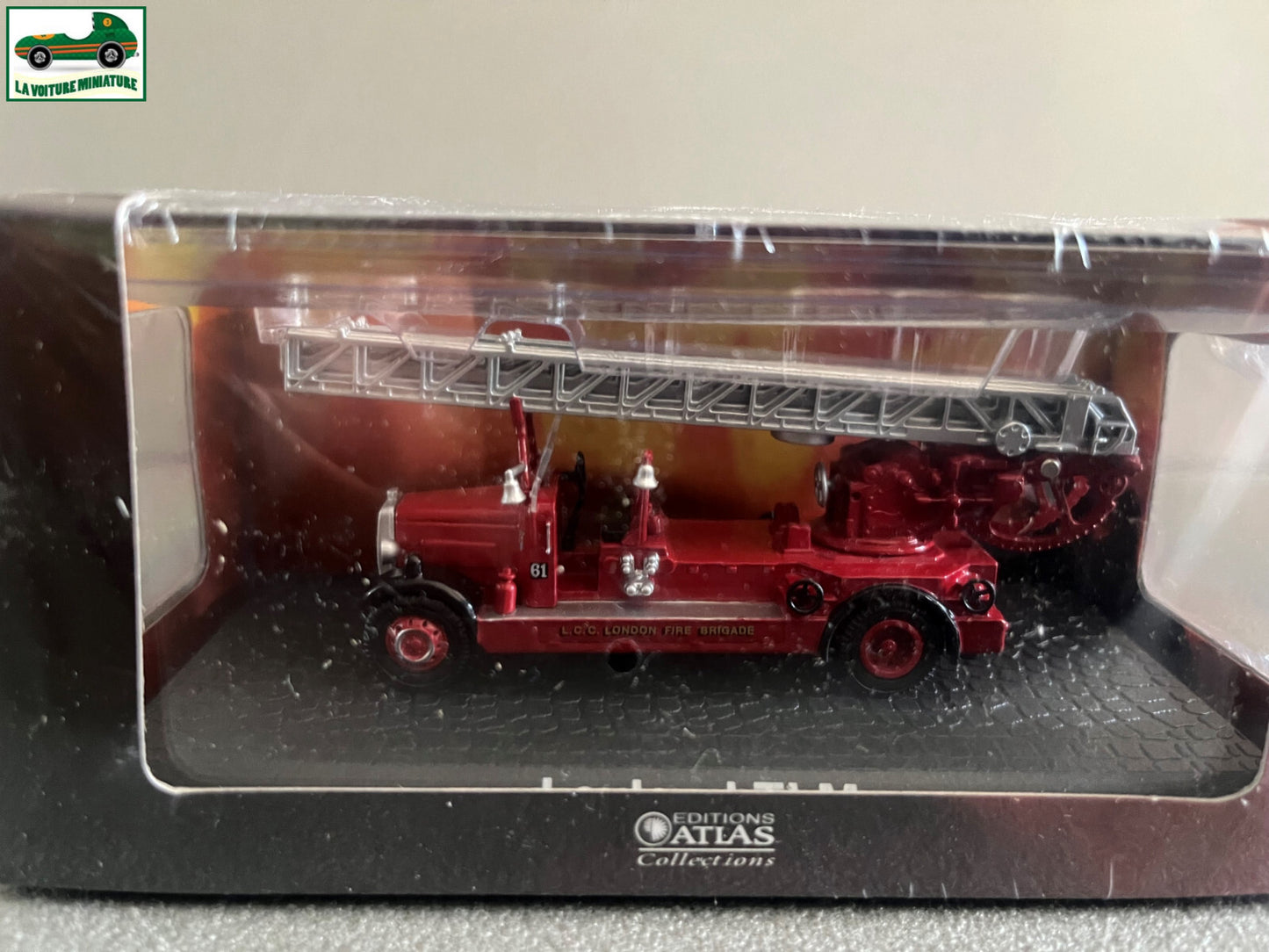 Voiture miniature Camion Pompiers Leyland TLM Editions Atlas au 1/72