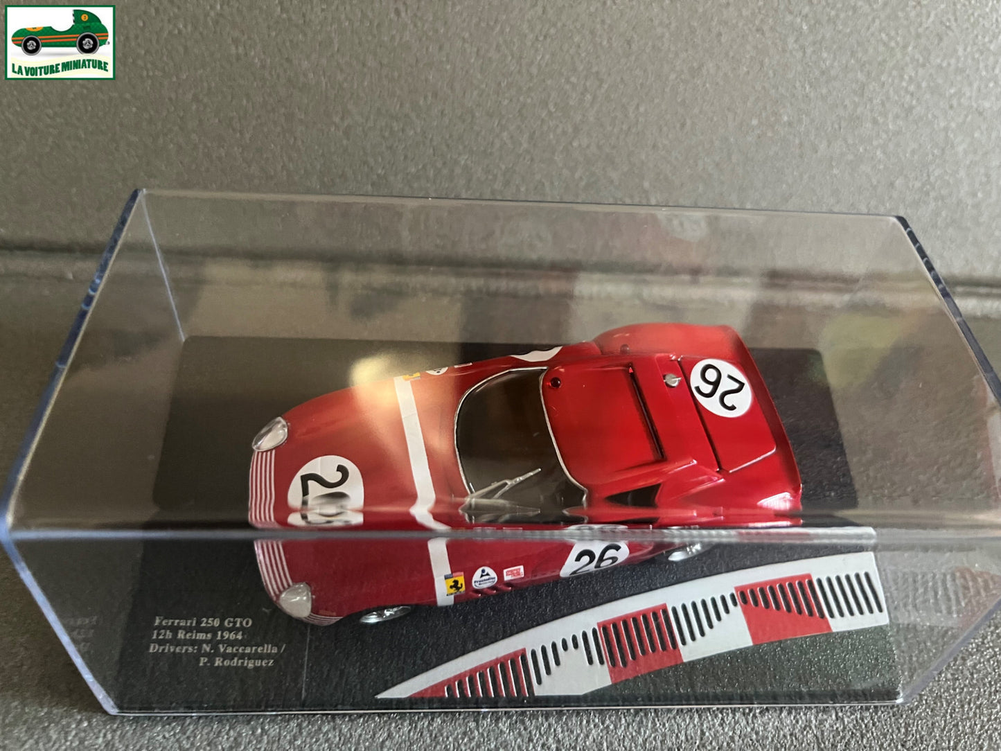 Voiture miniature Collection Ferrari 250 GTO 12h Reims 1964 1/43
