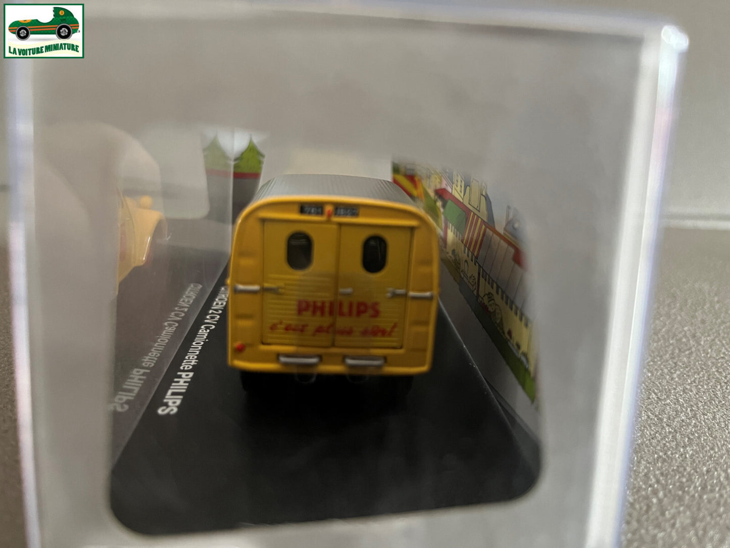 Voiture Miniature Utilitaire Citroen 2CV Camionnette Philips Atlas Eligor 1/43