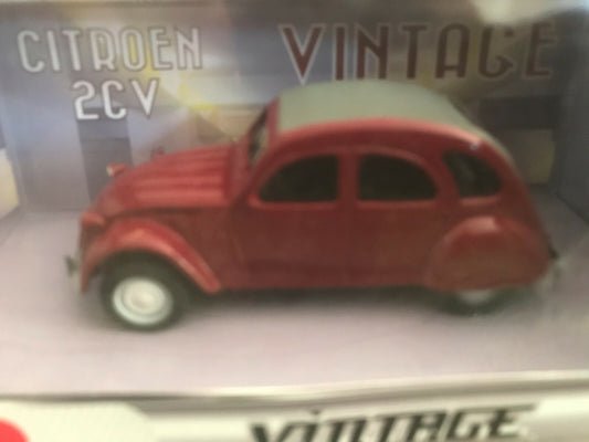 Voiture Miniature Citroen 2cv Mondo Motors au 1/43