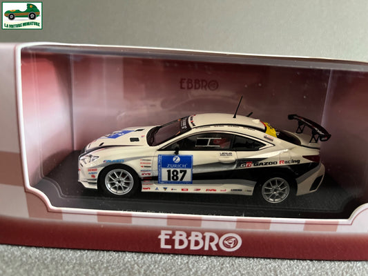 Voiture Miniature Lexus RC Nurburgring 24 hour Race 2015 Ebbro au 1/43