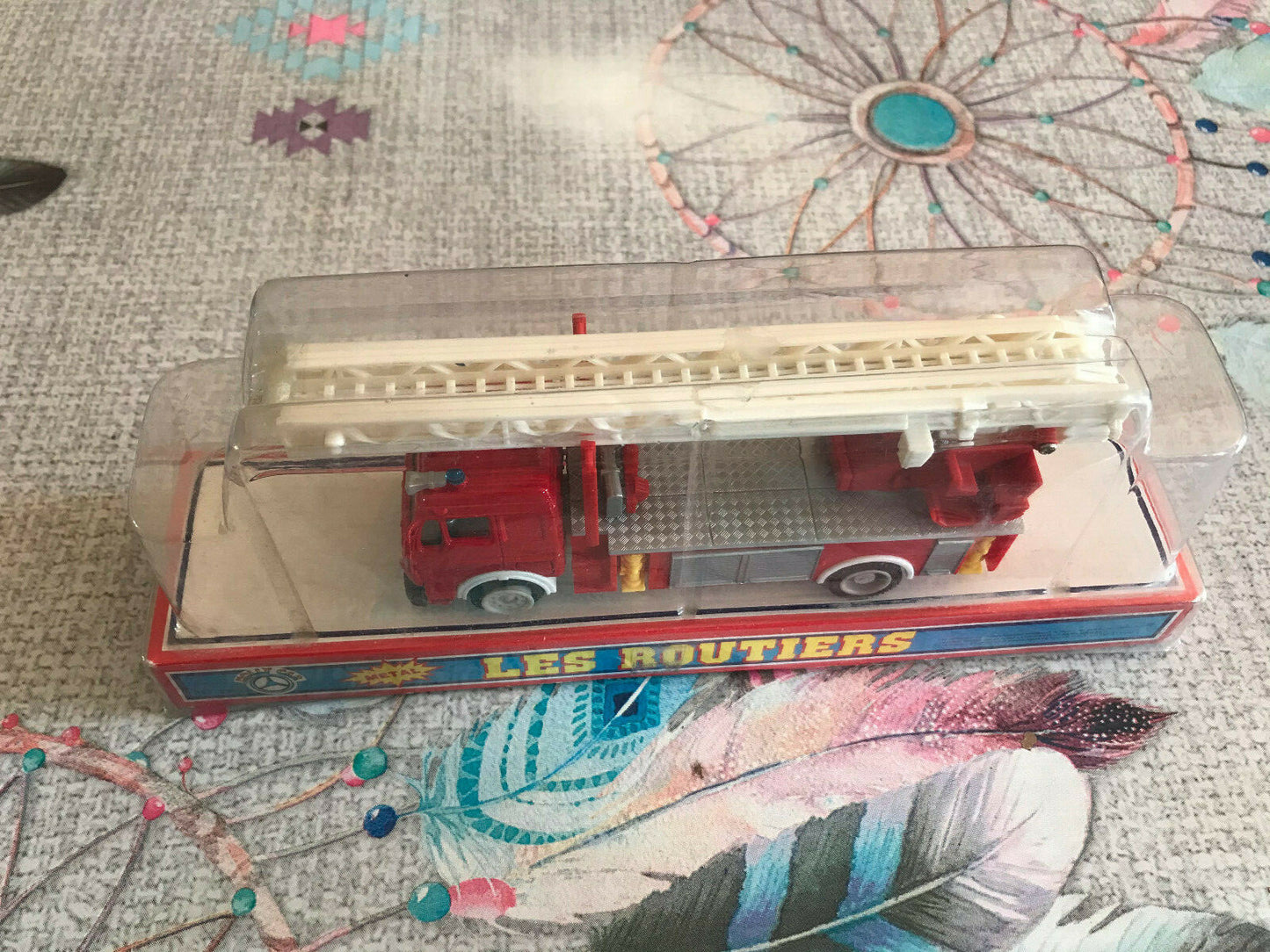 Voiture Miniature Camion Pompiers Echelle Mercedes Holly Car 6953 Vintage