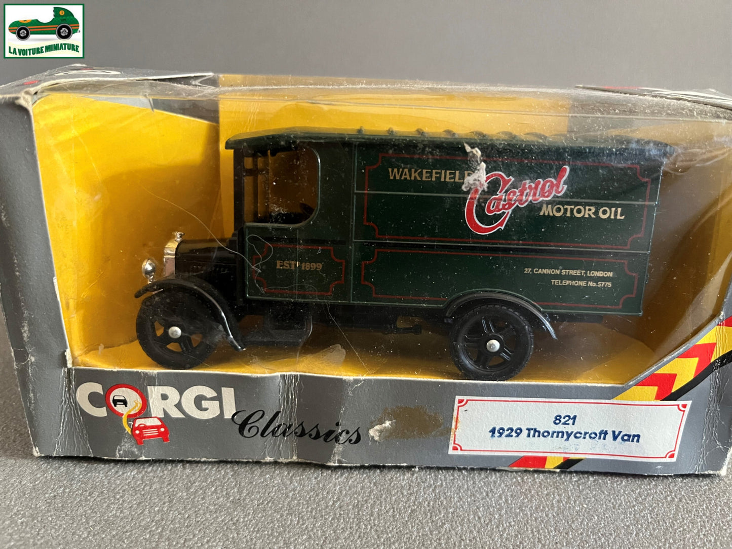 Voiture Miniature Corgi Toys Thornycroft Castrol 1/43 1/50