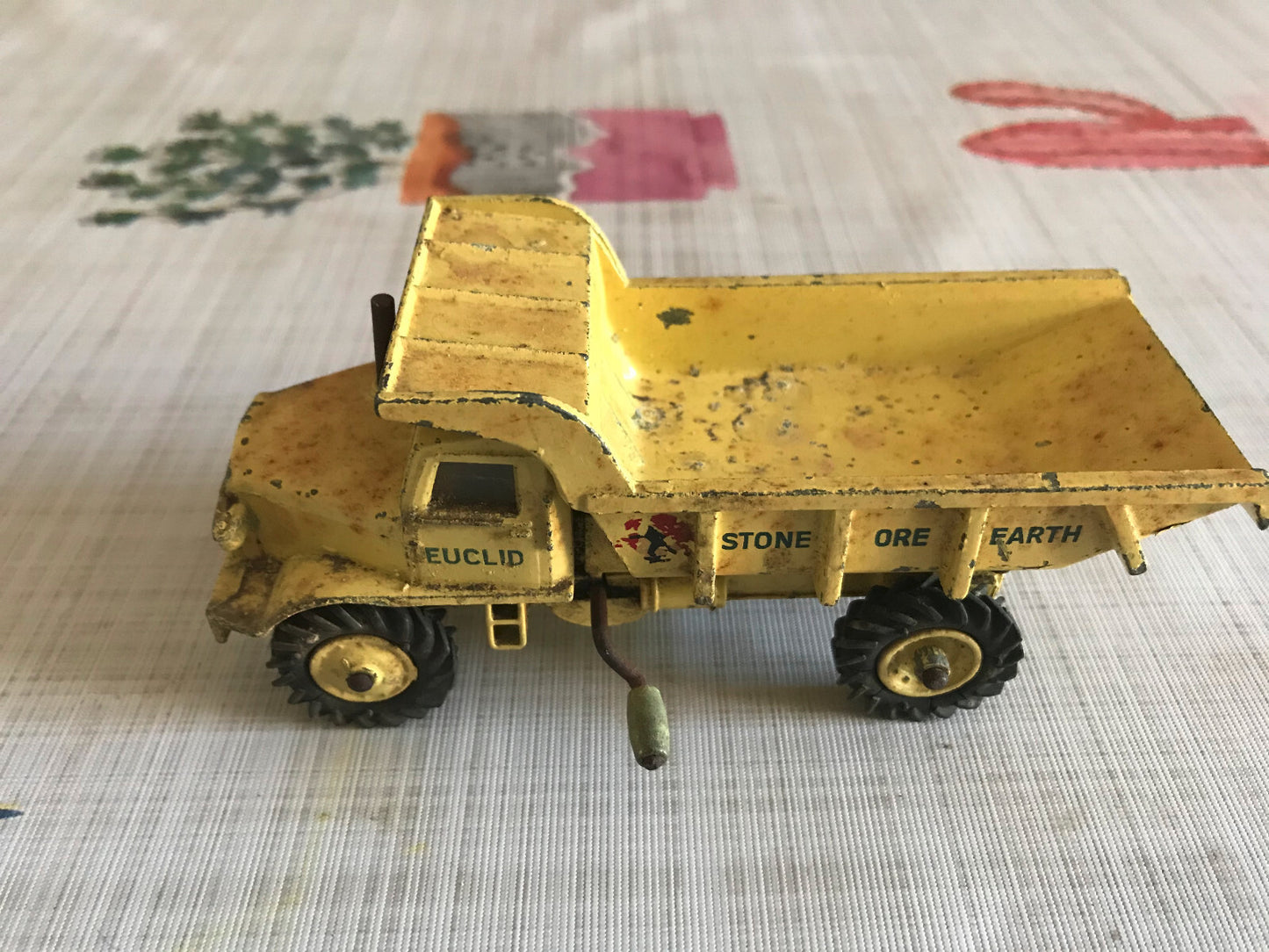Ancienne Miniature Euclid Rear Dump Truck Dinky Super Toys Meccano England 965