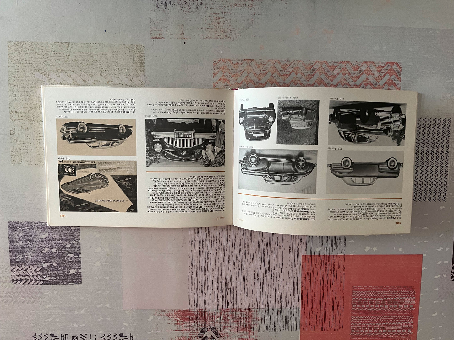 Livre Voiture Automobile American Cars of the 1940s Warne Anglais