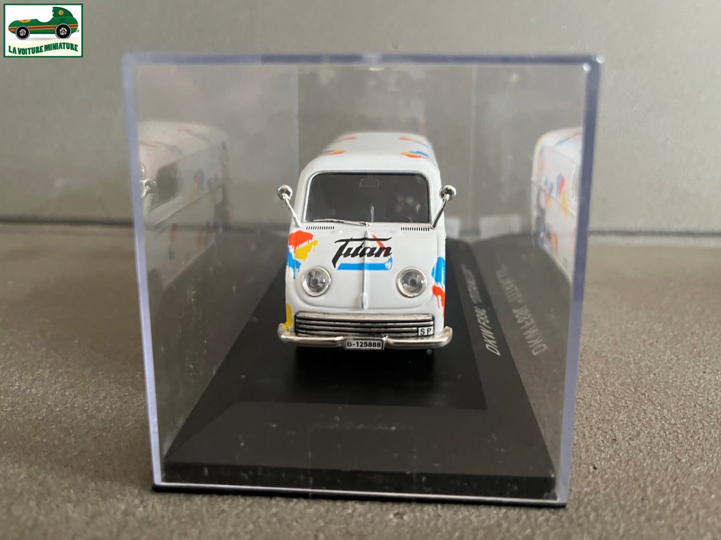 Voiture Miniature Camion Publicitaire DKW F89L Titanlux au 1/43