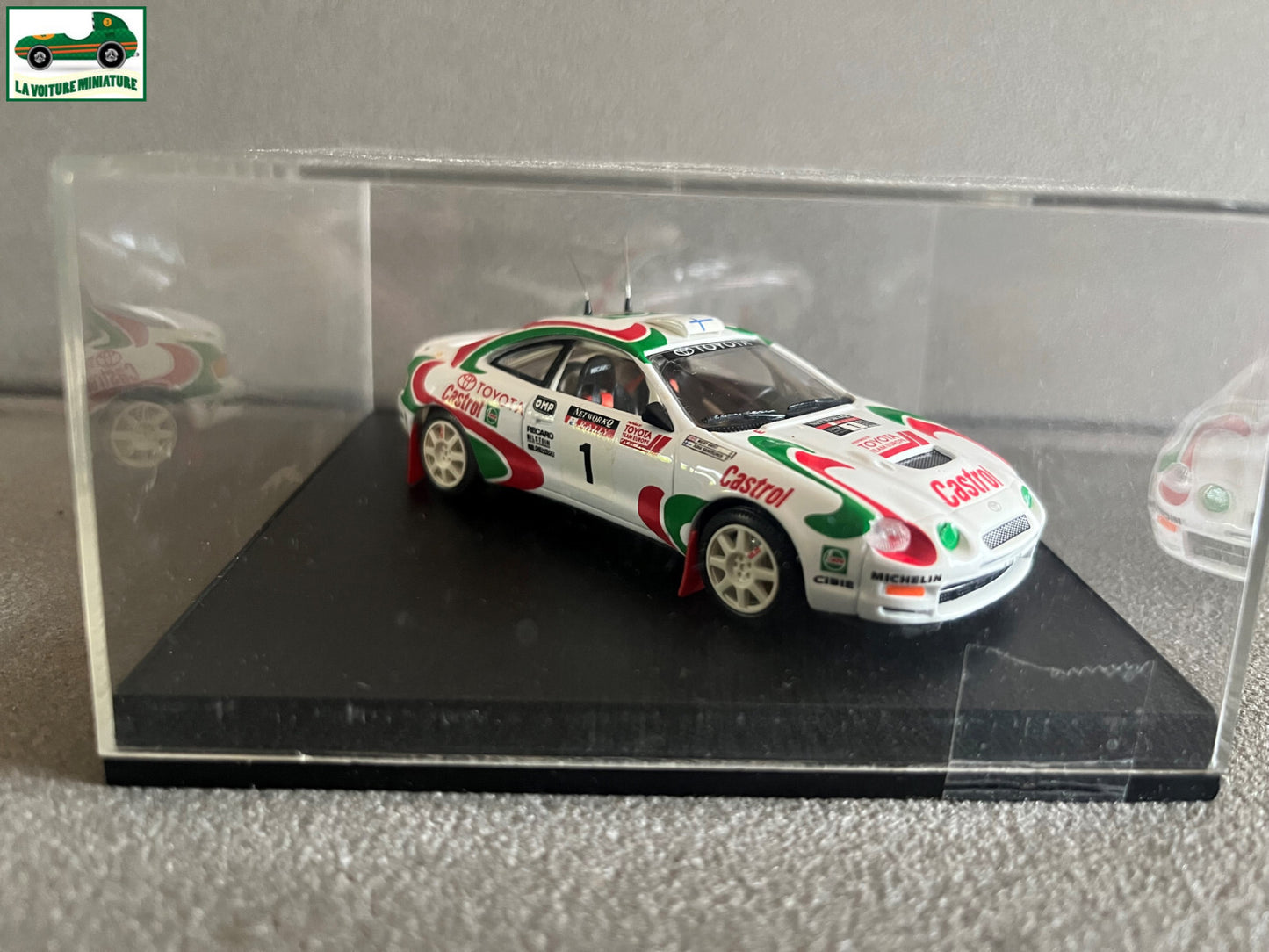Voiture Miniature Toyota Celica GT Four Castrol RAC Trofeu au 1/43 Défauts