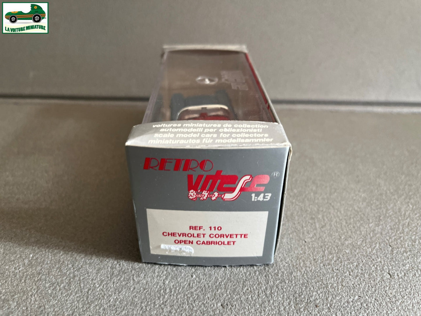 Voiture Miniature Chevrolet Corvette Open Cabriolet Retro Vitesse au 1/43