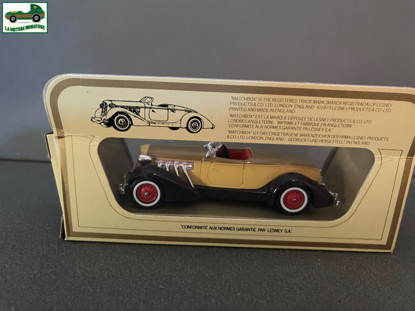 Voiture Miniature 1935 Auburn 851 Y-19 Matchbox Models of Yesteryear 1/42