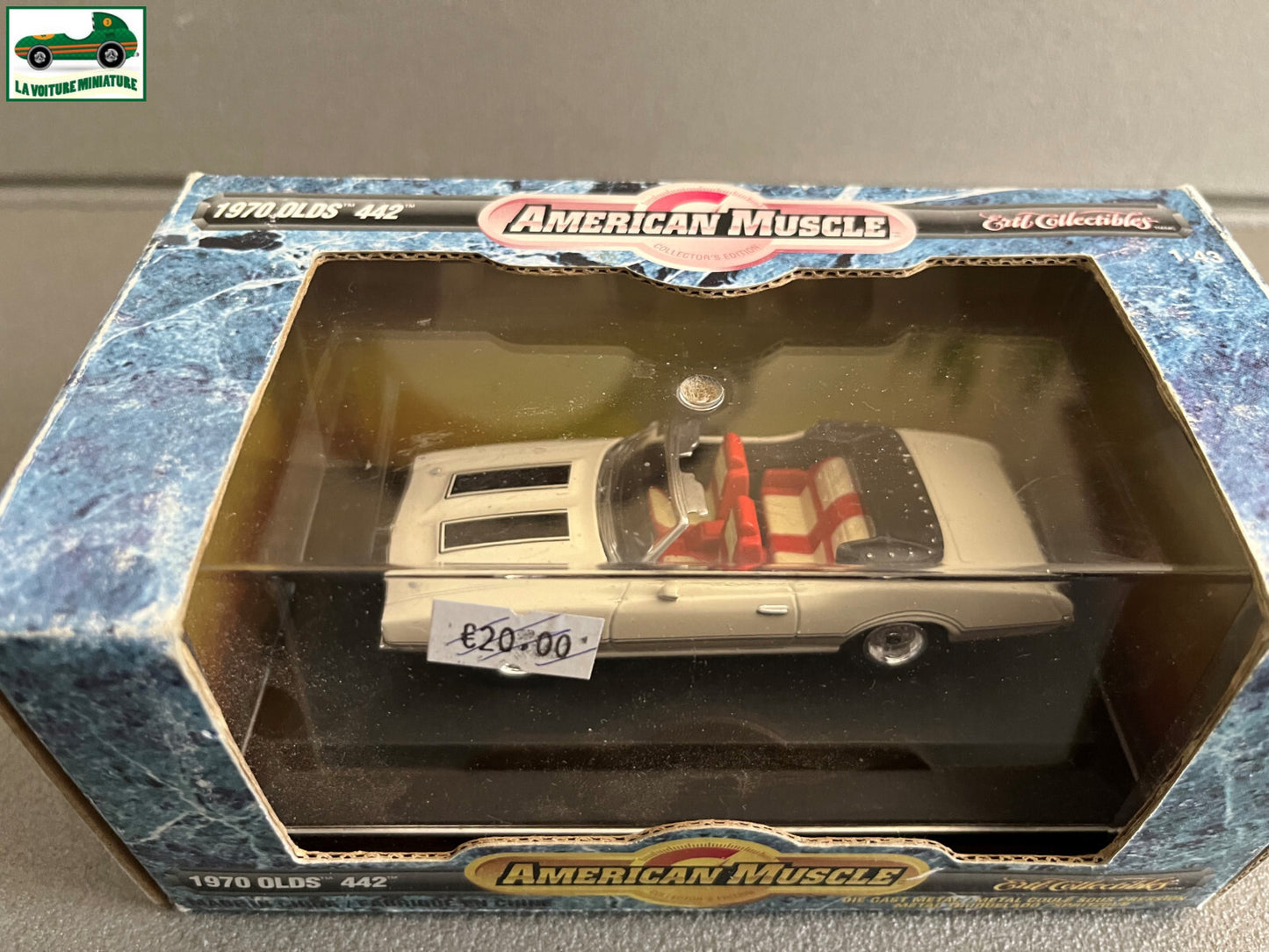 Voiture miniature American Muscle 1970 Olds 442 ERTL au 1/43