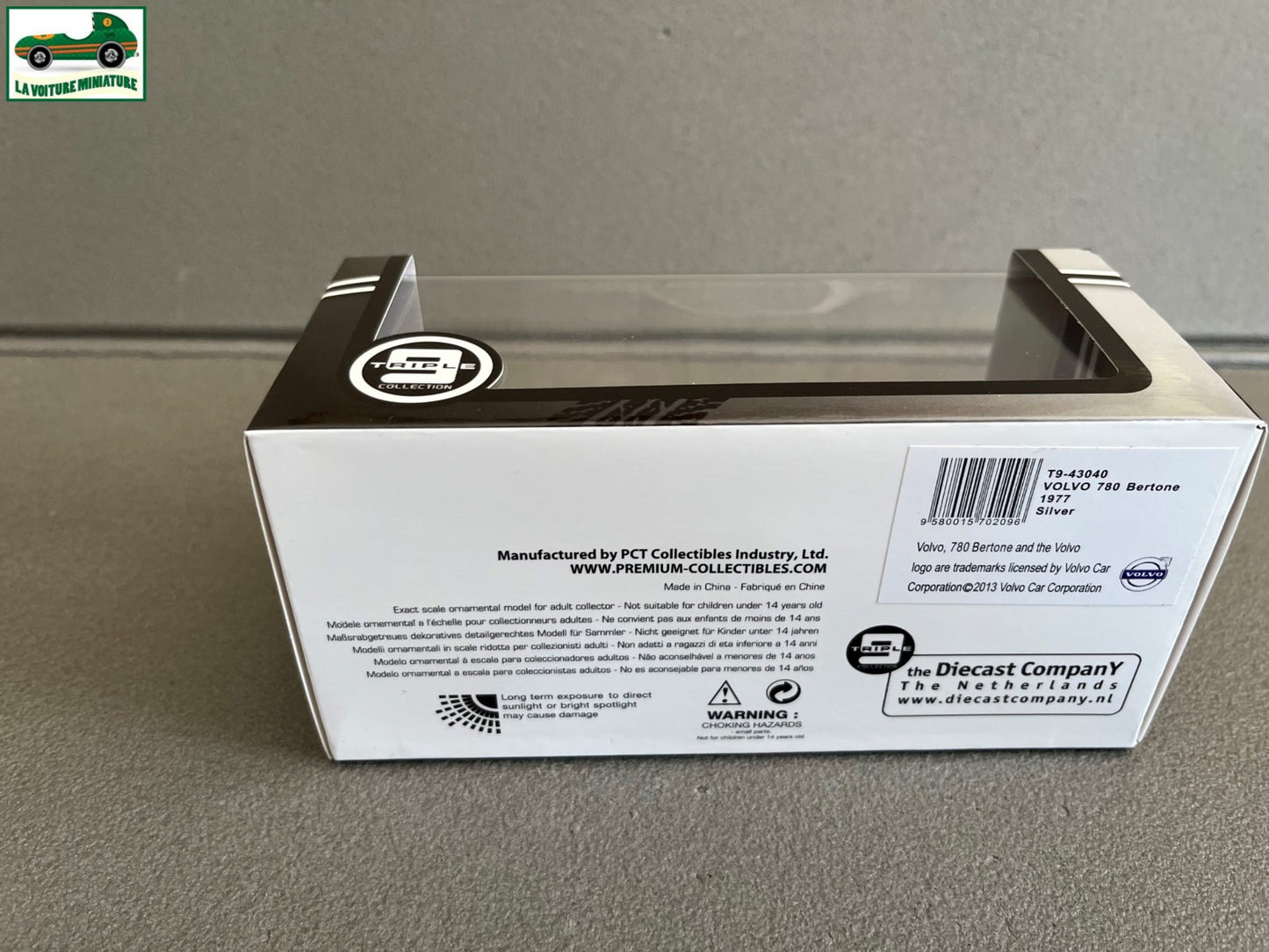 Voiture Miniature Volvo 780 Bertone Triple 9 au 1/43