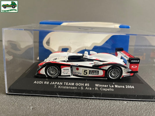Voiture Miniature Audi R8 Japan Team GOH Winner Le Mans 2004 Ixo au 1/43