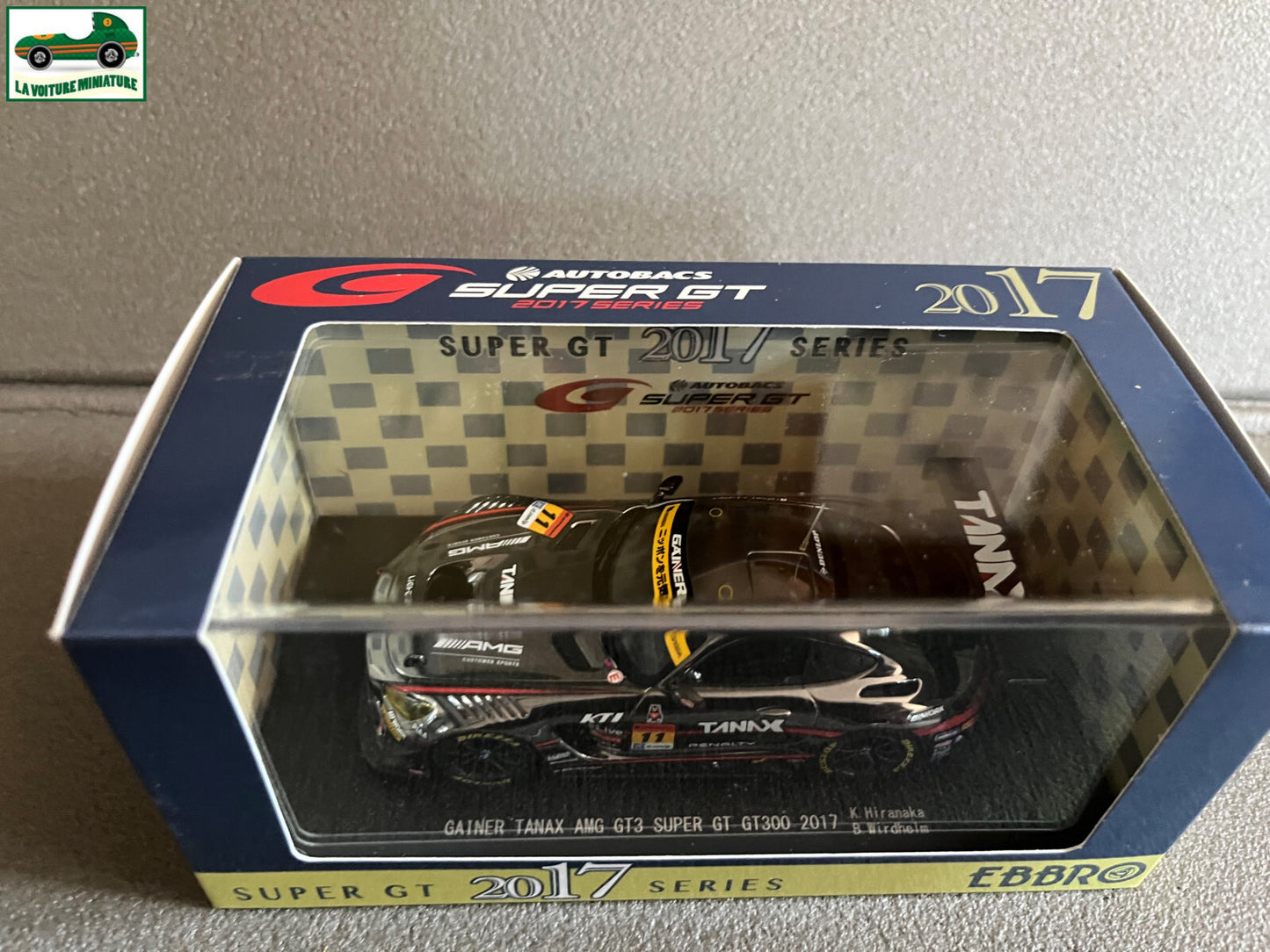 Voiture Miniature Gainer Tanax AMG GT3 Super GT300 2017 Ebbro au 1/43