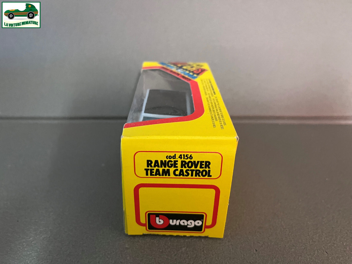 Voiture miniature Range Rover Team Castrol cod. 4156 Burago au 1/43