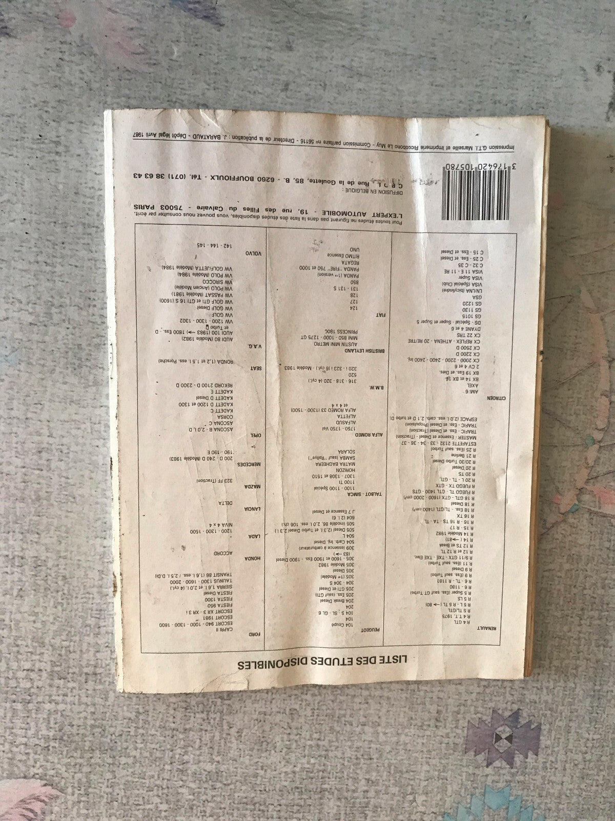 Livre Revue Technique Automobile Citroen GS 1130 LEA