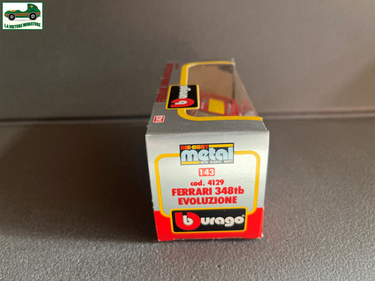 Voiture miniature Collection Ferrari 348 tb Evoluzione tb cod 4129 Burago 1/43