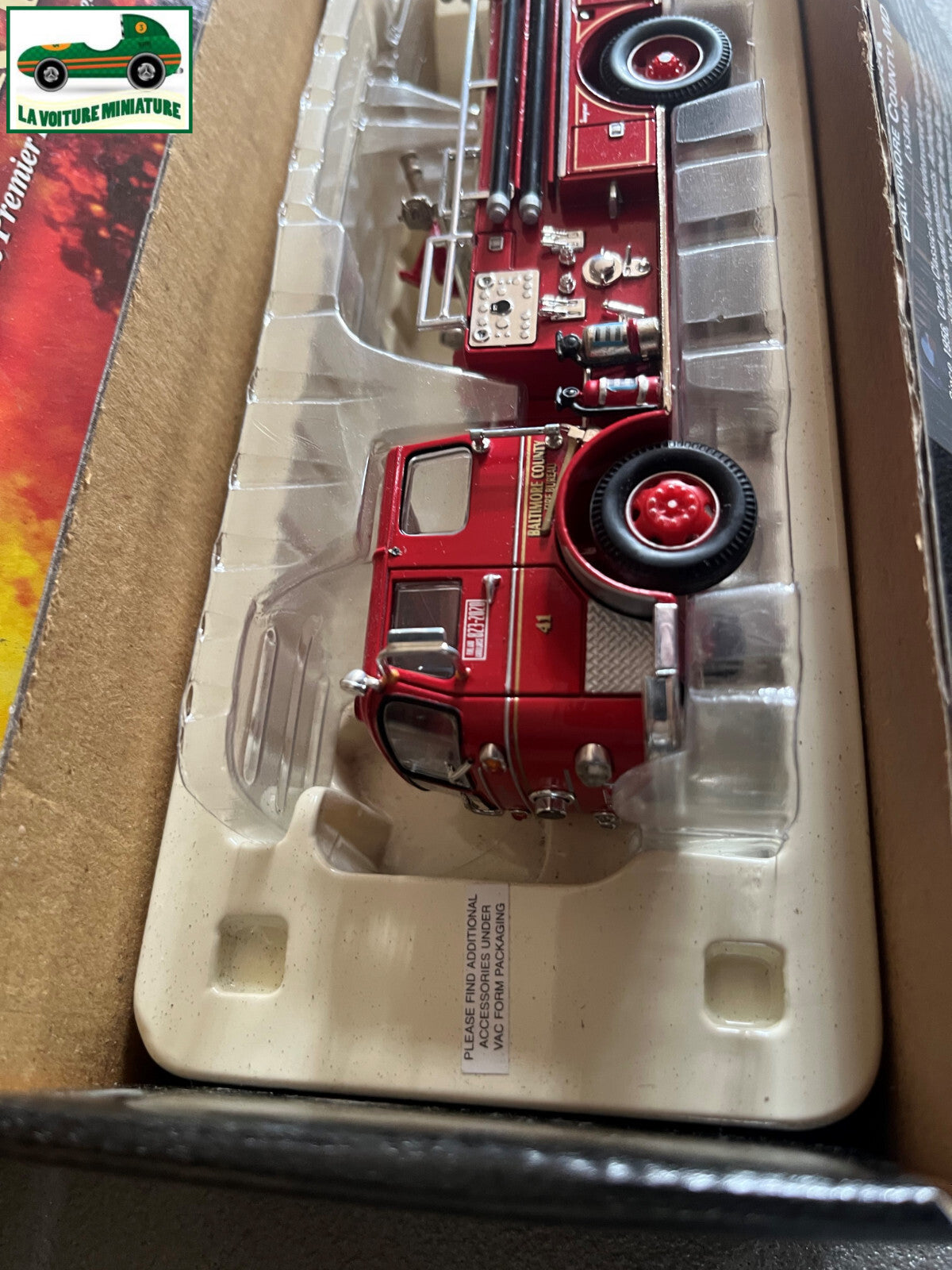 Voiture miniature Camion Pompiers Seagrave K Baltimore Corgi Heroes 1/50