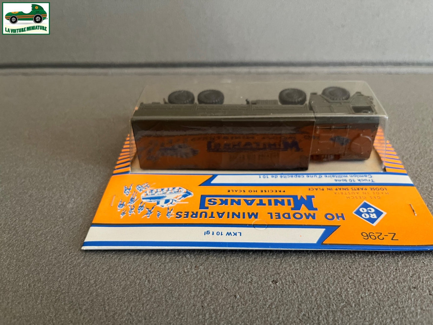 Miniature Engin Militaire Camion Blindé Z-296 LKW 10 tgl Roco Minitanks 1/87 HO