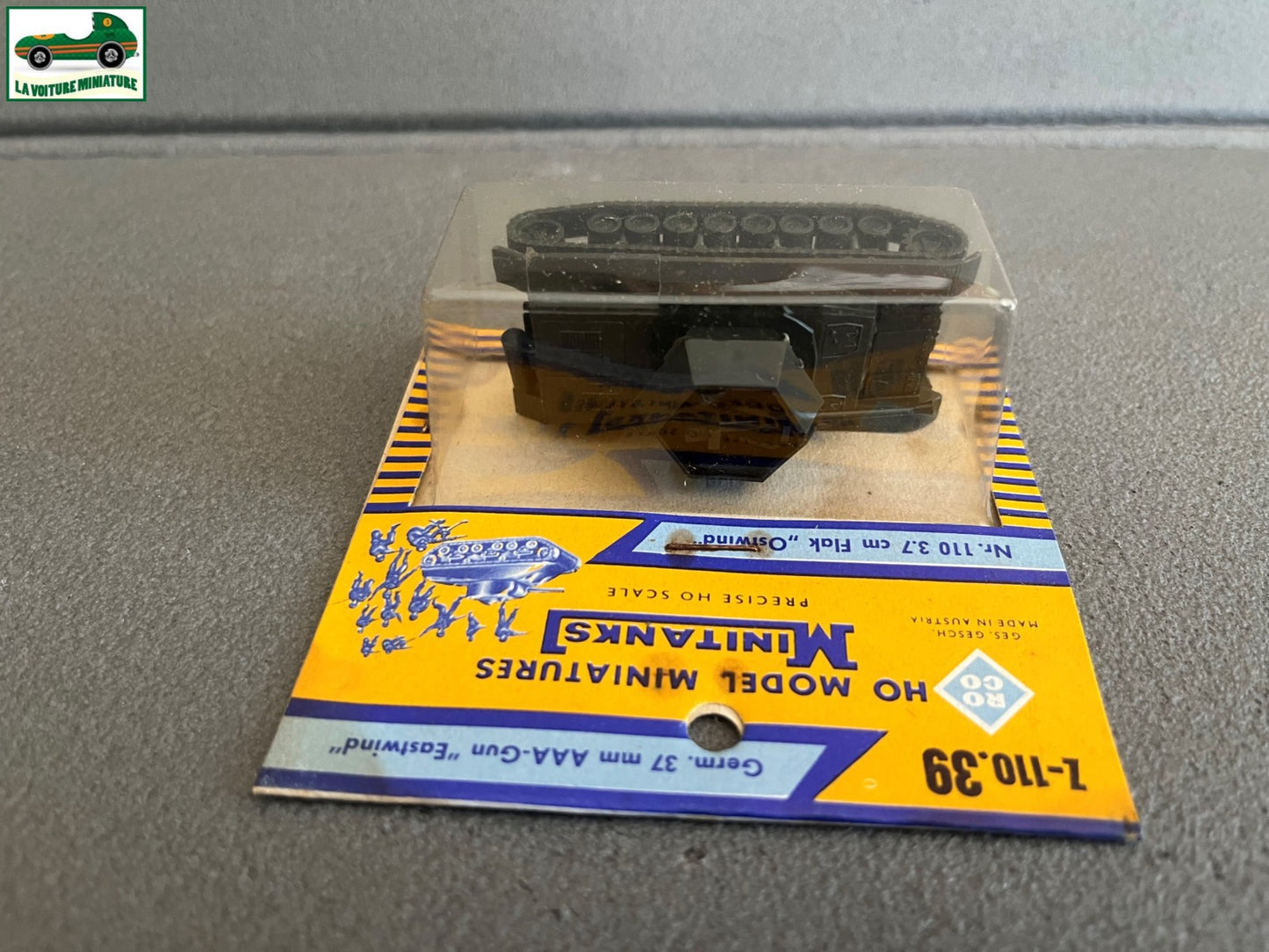 Miniature Engin Militaire Char Z110 Germ. 37mm Eastwind Roco Minitanks 1/87 HO