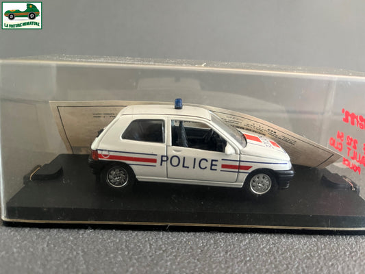 Voiture Miniature Renault Clio Police REF 212 Verem France 1/43