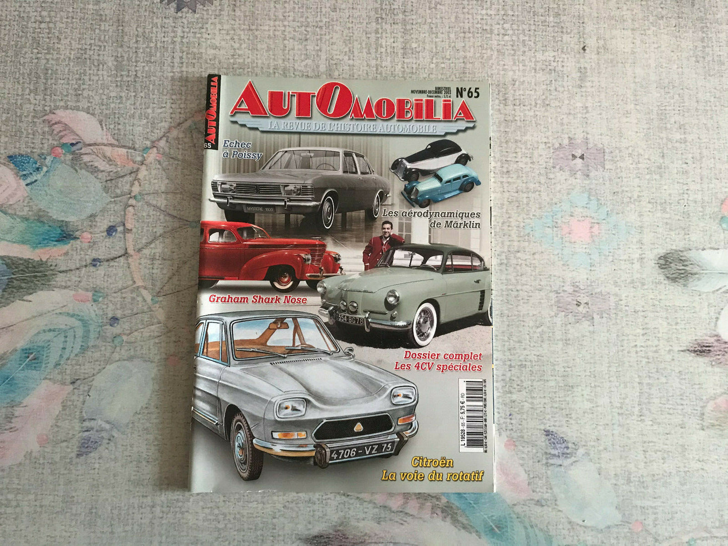 Livre Revue Voiture Automobile Automobilia N°65 2003