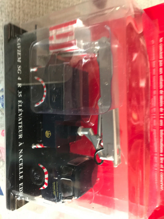 Voiture miniature Renault Saviem SG 4 R 35 Elevateur Nacelle EDF Hachette 1/43
