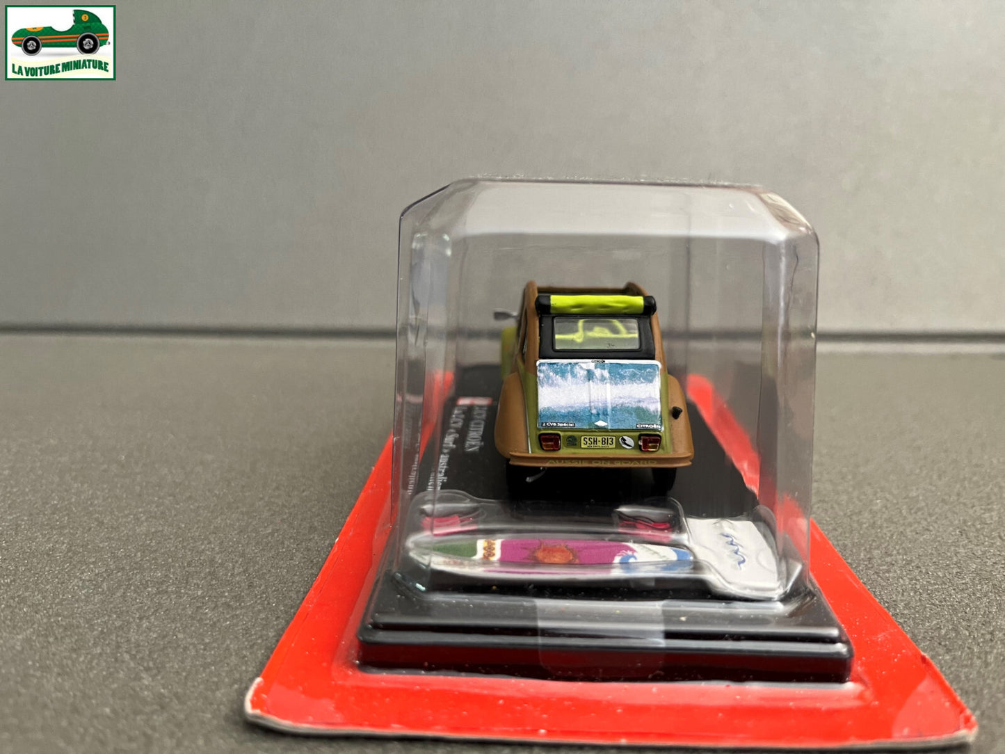 Voiture miniature Citroen 2cv 2 cv Surf Australienne Auto Plus Hachette 1/43