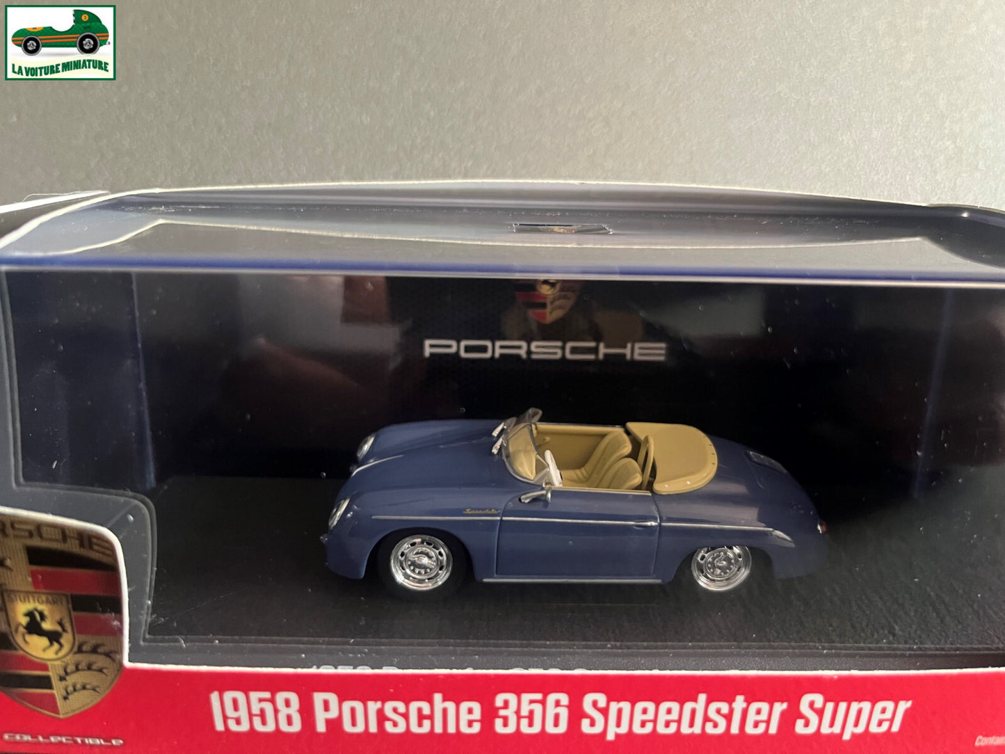 Voiture Miniature 1958 Porsche 356 Speedster Super Greenlight 1/43
